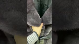 Шуба из меха импортной норки, модель кимоно,100см