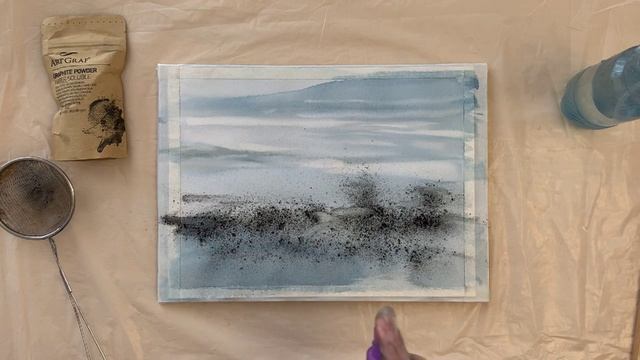 Берег моря. Секрет эффекта грануляции для изображения песка или земли смотреть онлайн