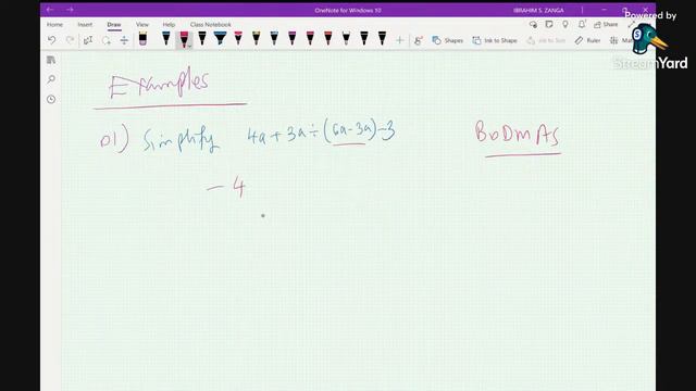 ALGEBRA : BRACKETS IN COMPUTATION смотреть онлайн