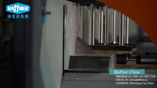 Haffner China HT 612 Double Miter saw for cutting 45 degree смотреть онлайн