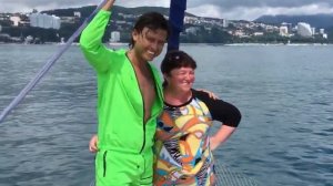 Прохор Шаляпин в Сочи. Лето 2016 г. Прогулка на яхте.