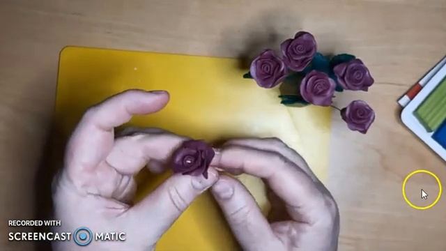 Букет троянд з пластиліну