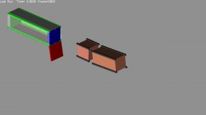 Separation of two CubeSats / MSC.ADAMS model