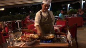 Cuba_Playa Pesquero Resort, Suite and Spa_Caribeno Restaurant_Flambe Lobster and Shrimp Fest