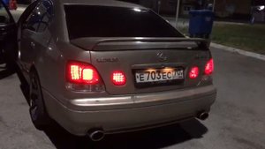 Lexus GS 300 Звук выхлопа "TOM'S"