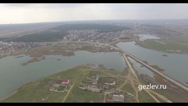 Продажа недвижимости в пригороде Евпатория, Крым, кооп Сосновый бор, Буревестник, с высоты полета