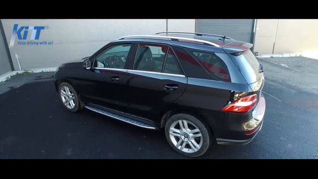 The New Amazing Running Boards Side Steps for Mercedes ML W164 by KiTT Tuning смотреть онлайн