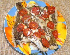 Запечённая камбала в фольге.mp4