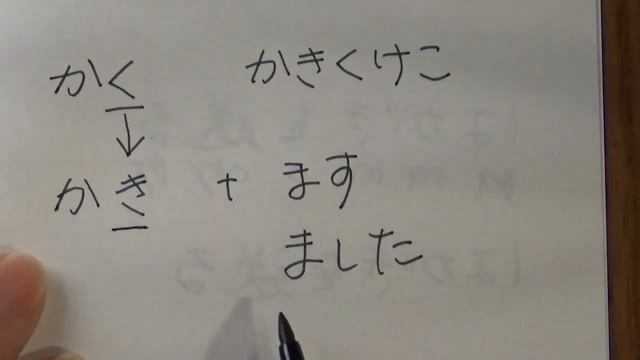 Японский глагол, начинающийся с か、かく（писать,рисовать）! смотреть онлайн