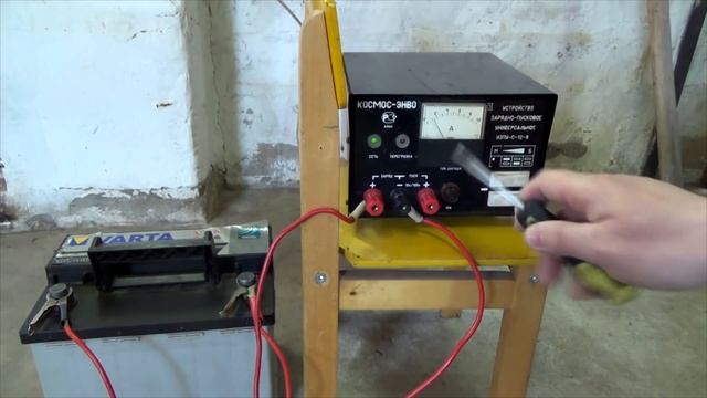 Зарядка необслуживаемого аккумулятора / Charging a maintenance-free battery смотреть онлайн