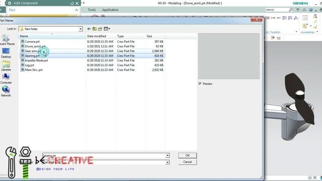 SIEMENS NX | DRONE ASSEMBLY DESIGN In SIEMENS NX | Narco Drones | Drone | Unmanned Aerial Vehicle