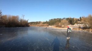 На коньках по озёрам Большое и Круглое