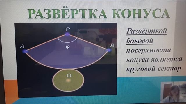 Конус.  Усечённый конус. #математикагеометрия  #дистанционноеобучение