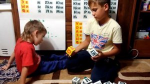 Учимся читать! Кубики Зайцева. Продолжаем знакомство, пробуем написать слово Мама, урок 3