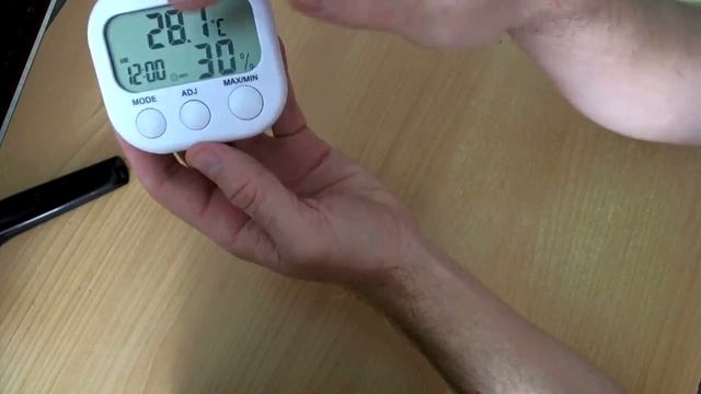 ЧАСЫ ТЕРМОМЕТР ГИДРОМЕТР С САЙТА «Aliexpress»
