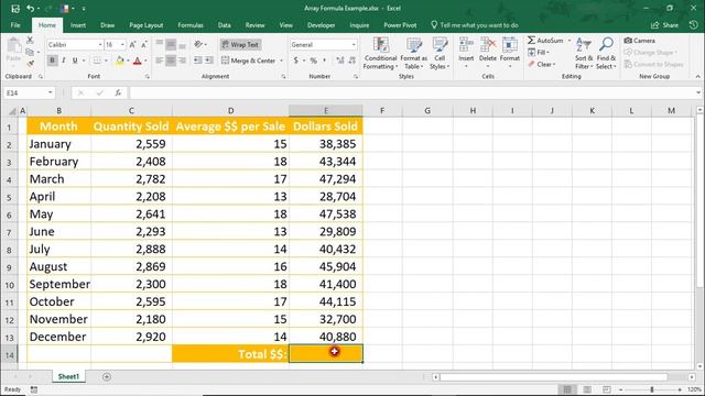 What is an Array Formula in Excel??? - Tutorial