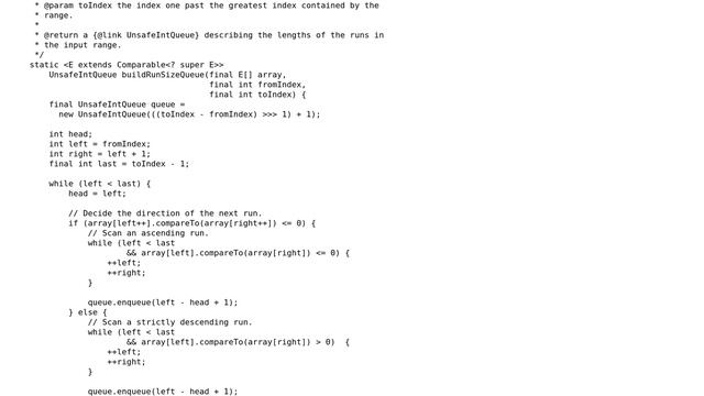 Code Review: Natural merge sort in Java - follow-up смотреть онлайн