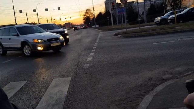 Краснодар. Февраль. Вот такая зима. Ну и как всегда пробки. смотреть онлайн