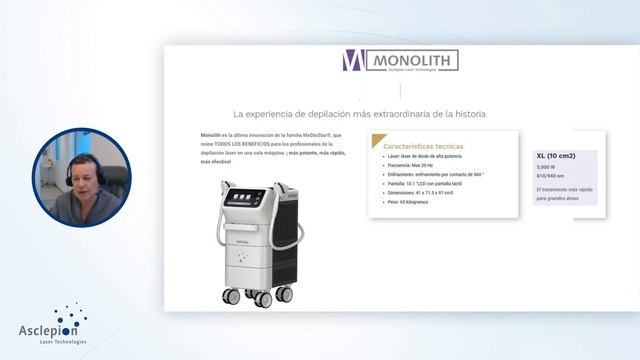 Webinar "MeDioStar Monolith de Asclepion, la nueva forma de fotodepilar con láser" by Dr. Serena смотреть онлайн