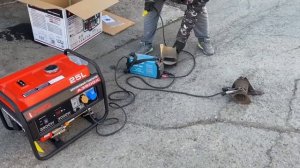 A-ipower 3500x, подключаем сварочный аппарат, тепловая пушка 3кВт, тестим , бак 25 литров