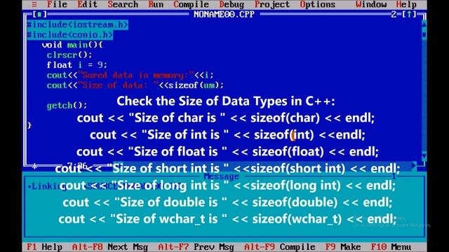 C++ Programming For Beginners Part-09 | C++ Language Tutorial For Beginners | Data Types