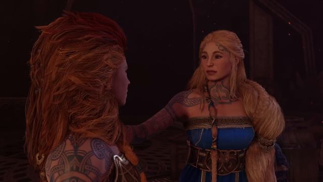 God of War Ragnarok - Атрей открывает глаза на сущность Одина дочери Тора