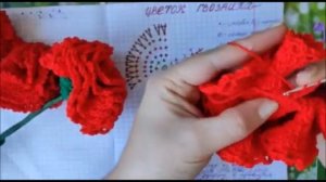 Мастер-класс "Гвоздика" (вязание крючком)