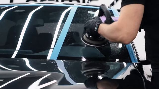 BMW 5 - полировка лобового стекла смотреть онлайн