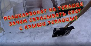 Теплицы из поликарбоната и какую ошибку лучше не допускать зимой