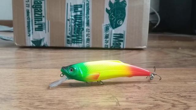 Обзор воблера Aqua Яппи 95 по заказу Fmagazin смотреть онлайн