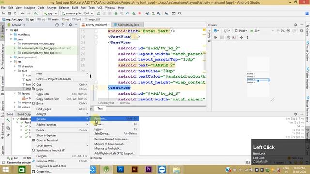 Stunning Fonts for your Application Design | Android Studio JAVA+XML смотреть онлайн