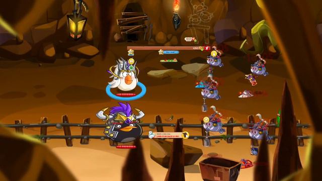 CHALLENGER CLASSES VS. CAVE 14 | Angry Birds Epic #164 смотреть онлайн