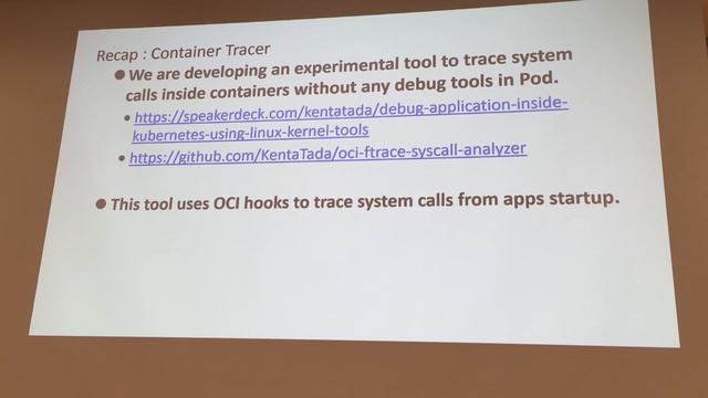 Container Tracer using OCI hooks on Kubernetes смотреть онлайн