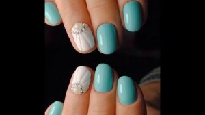 Цветове в маникюра: Идеи за маникюр с цвят мента/Colors in Manicure: Mint Color Manicure I