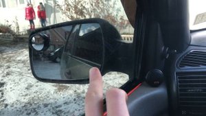 Как НЕ надо снимать салонное зеркало