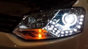 Orioncars: тюнингованные фары на Поло Седан 2013