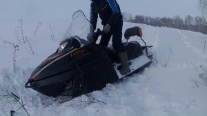 TAYGA PATRUL 550 SWT в заснеженные подъемы