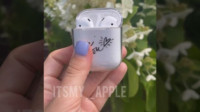 Прозрачный чехол для наушников Airpods – Love you смотреть онлайн