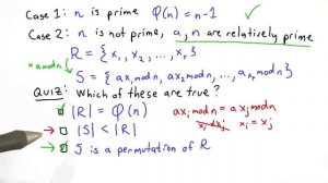 Proving Eulers Theorem Pt2 Solution - Applied Cryptography