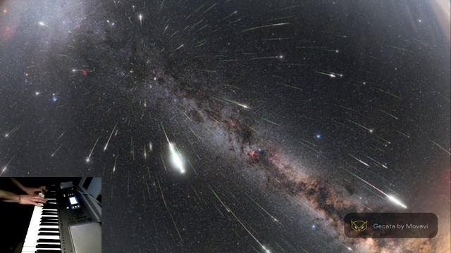 "Космические волны" - композиция на синтезаторе