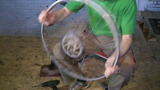 Рассверливаем обод под Shrader смотреть онлайн