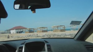 Дорога на пляж в Баку