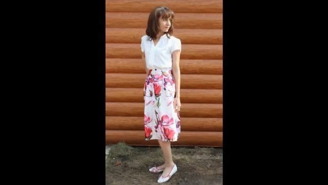 Яркая юбка с цветочным принтом! (фото) смотреть онлайн
