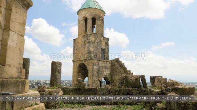 Ancient building near the temple Bagrati - Georgia, Kutaisi смотреть онлайн