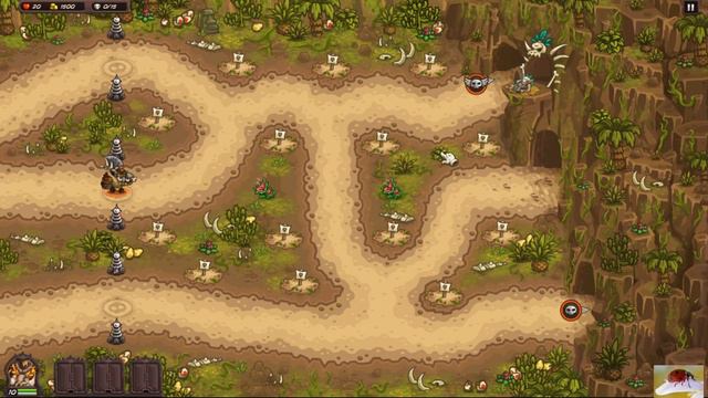 Kingdom Rush Vengeance --Уровень 31.Исходный Мир: Грош vs Великий Т (Кампания) (Безумец) (20 жизней смотреть онлайн