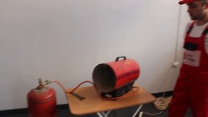 Тепловая газовая пушка Fubag, видеообзор работы оборудования