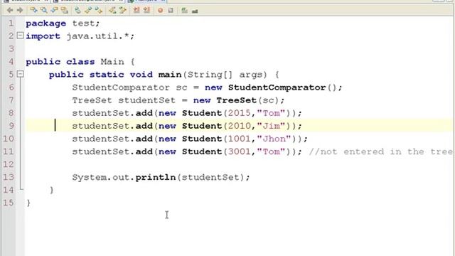java HashSet смотреть онлайн