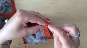 Красивое соединение квадратов пледа  Вяжем плед спицами  Часть 2