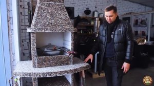 Обзор на летнюю кухню из иранского цемента