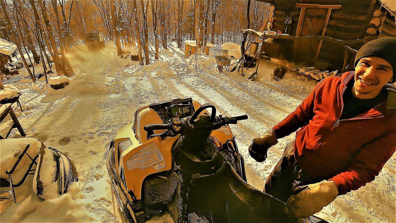 ПОЕХАЛИ РЕМОНТИРОВАТЬ СНЕГОХОД, ПО ПРОСЬБЕ ДЕРСУ. А он САМ все ПОЧИНИЛ) смотреть онлайн